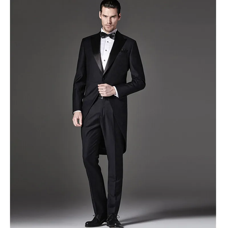 Смокинг для жениха фрак Slim Fit костюм под заказ Лучший мужчина Для мужчин