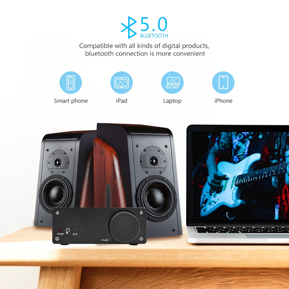 Усилитель звука AIYIMA TPA3255 Bluetooth 5 0 усилитель 325 Вт * 2 стерео класса D усилители