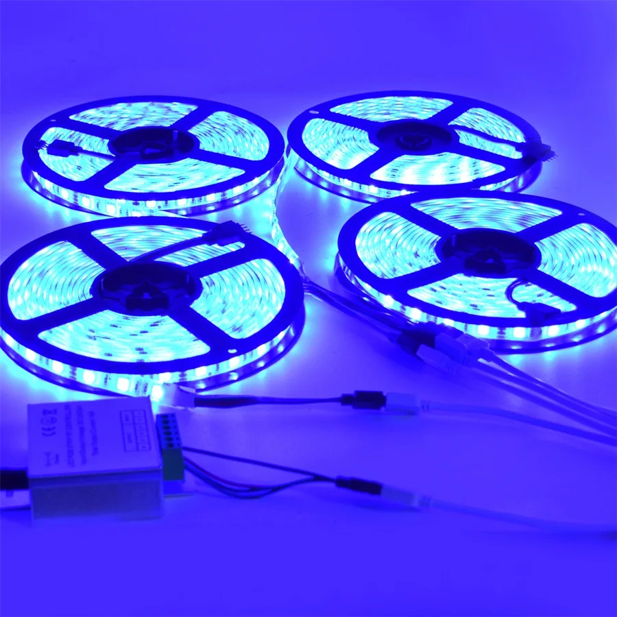 SMD5050 RGB гибкий светодиодный светильник водонепроницаемый/не водонепроницаемый