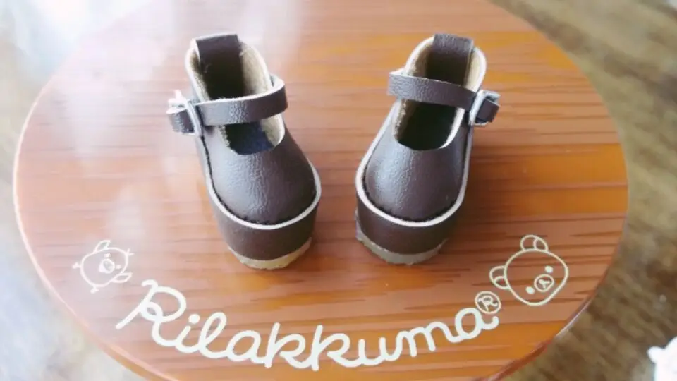 brown 1 пара модная Милая 1/6 кожаная обувь для куклы Blyth для Licca Azone momoko куклы-Барби аксессуары для одежды - Цвет: brown