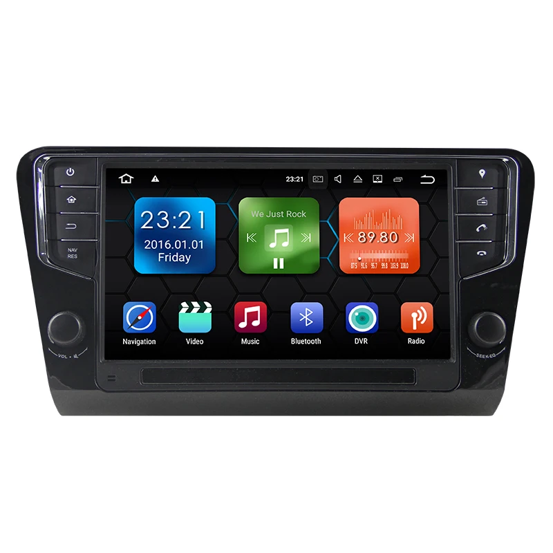 Головное устройство для Skoda Octavia 9 &quotAndroid 8 0 Octa Core 4 Гб ОЗУ 32 ПЗУ автомагнитола Sat Nav
