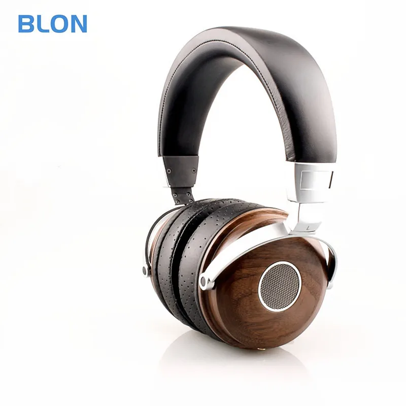 Blon B7 Hi FI стерео наушники открытый динамический деревянный монитор наушники W/драйвер из Бериллиевого сплава DJ Металлическая гарнитура аудио наушники