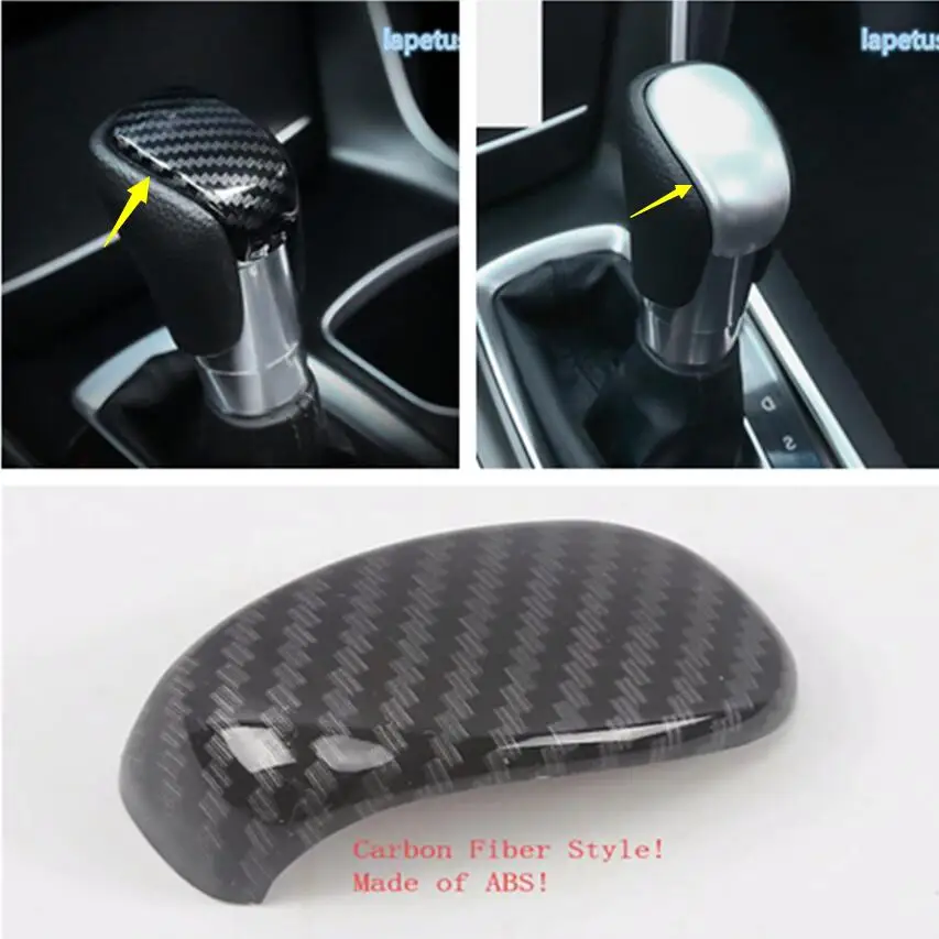 

Lapetus Gear Shift Knob Head Decoration Frame Cover Trim Fit For Honda Accord 10th 2018 - 2022 ABS Matte / Carbon Fiber Look