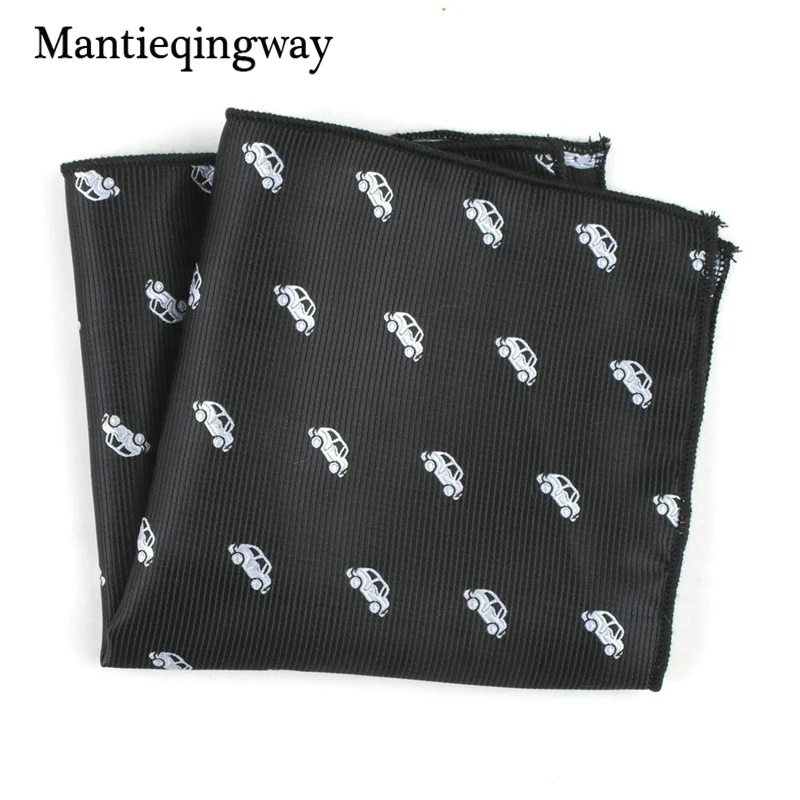 Mantieqingway 25*25 см бренд мультфильм собака и встряхивание автомобиль шаблон Платок