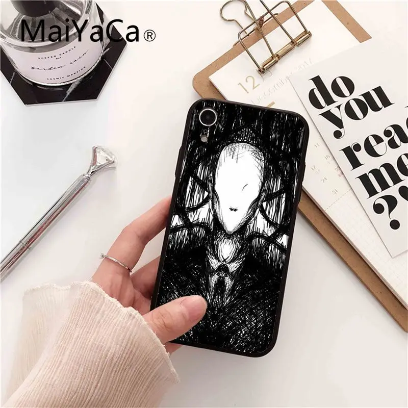 Maiyaca Junji Ito Tees Horror DIY окрашенный чехол для телефона iPhone 8 7 6 6S Plus X XS MAX 5 5S SE XR Fundas Capa |