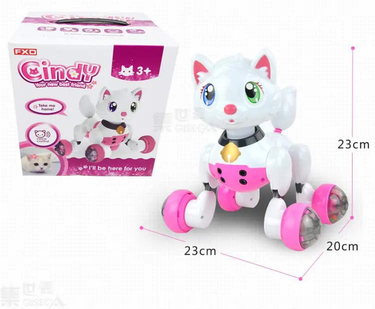 

2019 Hot sale toys Walking dog & cat toys Sound Control Smart interactive Dog Electronic educational toys for children