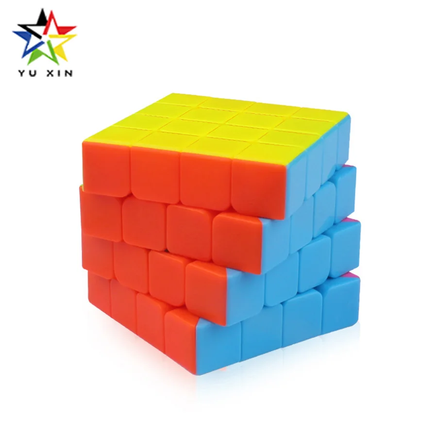 2018 YUXIN Magic Cube Professional 4*4*4 скоростные магические кубики Обучающие головоломки