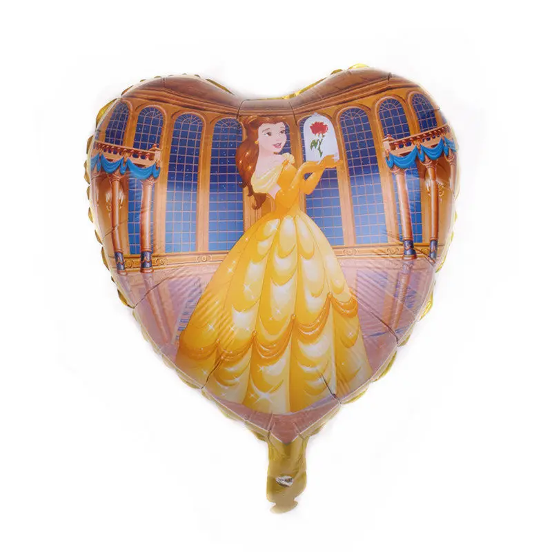 Figure balloon TSZWJ Новинка 18-дюймовые из серии «Принцесса» алюминий воздушный шар украшение для вечеринки декоративные шары оптом - Цвет: Figure balloon