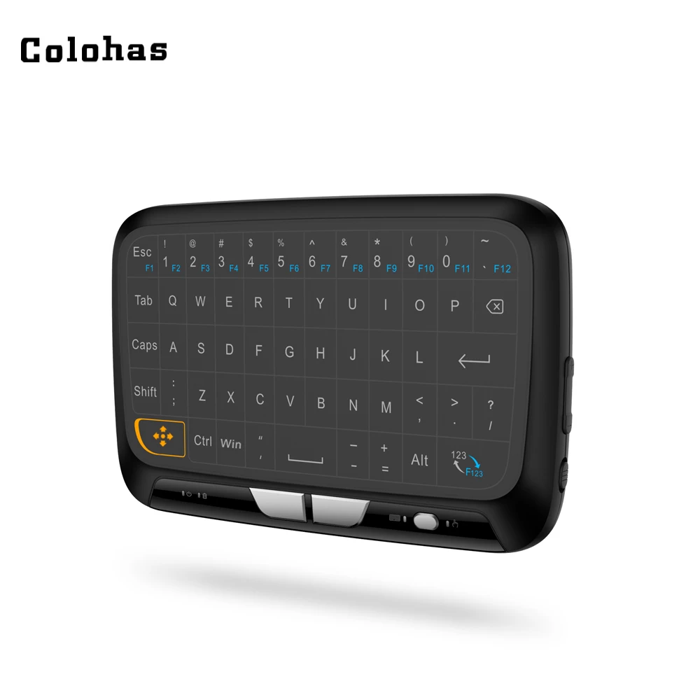 Мини клавиатура Air Mouse с тачпадом 2 4 ГГц беспроводная перезаряжаемая USB 0 приемник