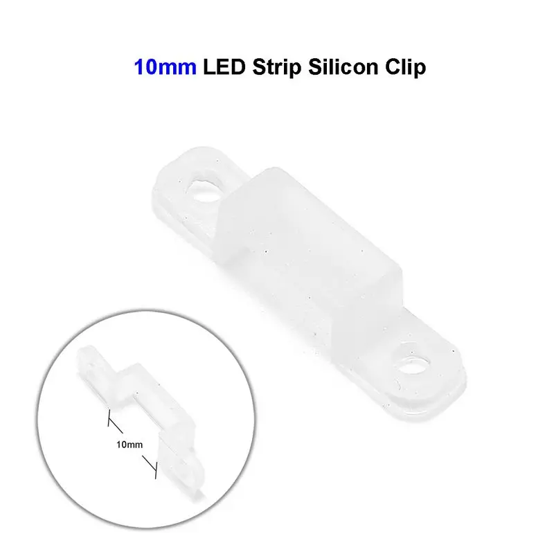 1000 шт. светодиодные силиконовые зажимы соединители для 8 мм 10 12 SMD 3528 2835 5050 RGBW