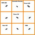 Расстояние между шагом 2,54 мм, сброс питания, SW Power HDD, светодиодный разъем 2P, корпус