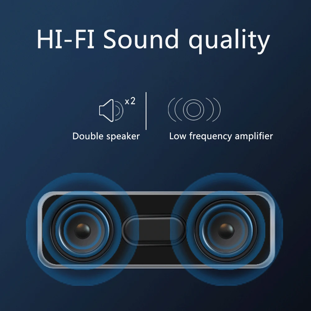 Мультимедийный мини-динамик Bluetooth V4.0 1 шт. светодиодный дисплей будильник