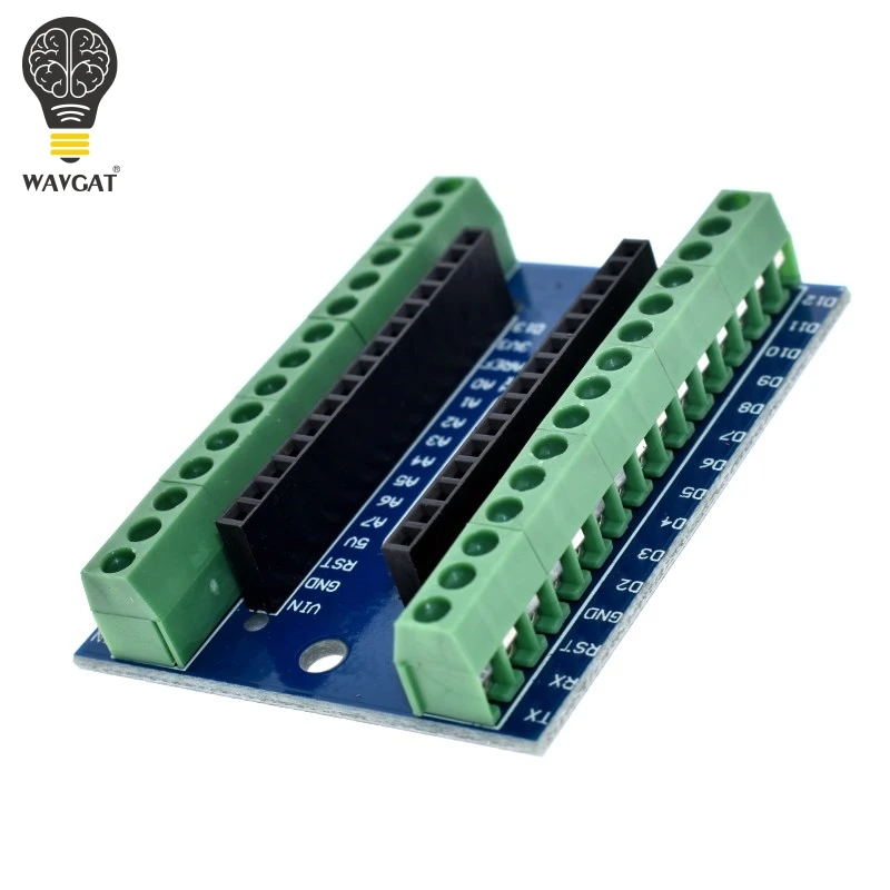 Плата адаптера терминала WAVGAT для Arduino Nano 3 0 V3.0 AVR ATMEGA328P|Интегральные схемы| |