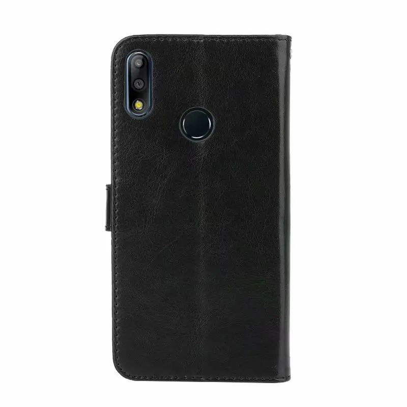 10 шт./лот кожаный чехол-бумажник в виде книжки Crazy Horse для Asus Zenfone Max Pro M1 ZB601KL M2 ZB631KL