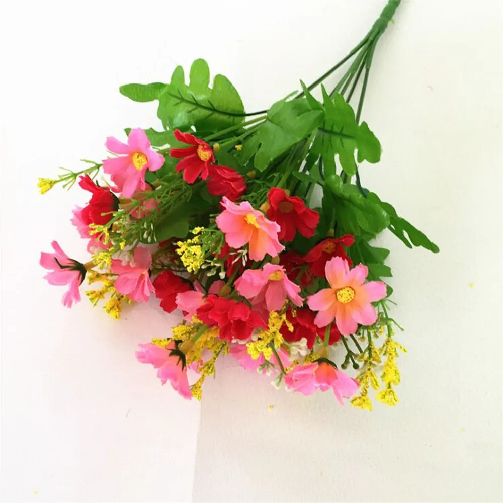 Лидер продаж 1 шт. 30 см ромашки искусственные листья растений реалистичное