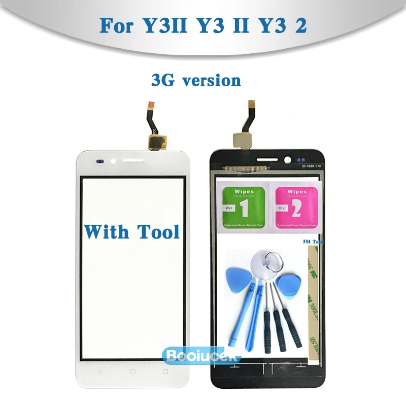 Высококачественная внешняя стеклянная панель для Huawei Y3II Y3 II 2 3G 4G|Сенсорные
