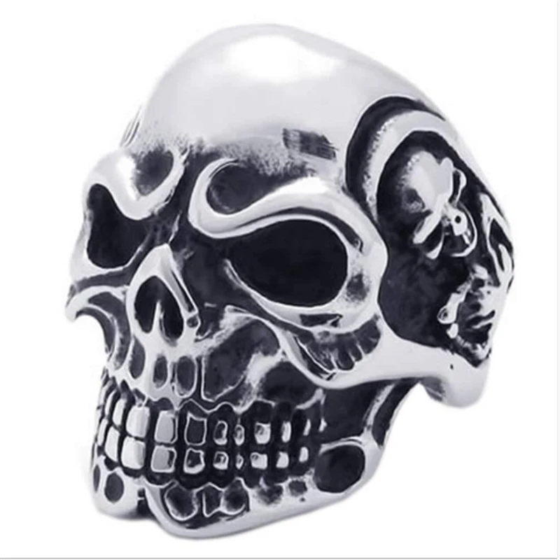 Мужское кольцо Скелет из титановой нержавеющей стали в стиле панк|Кольца| |