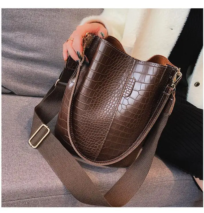 Модный пэчворк Crossbody сумка для Для женщин сумки на плечо классический сплошной Цвет Для женщин Роскошные Сумки из искусственной кожи Сумка F425