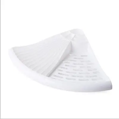 White 1 Pcs Creative Triangular Drain Rack Great Kitchen Tableware Tea Set Bowl Receiver Storage Stacks - Цвет: White