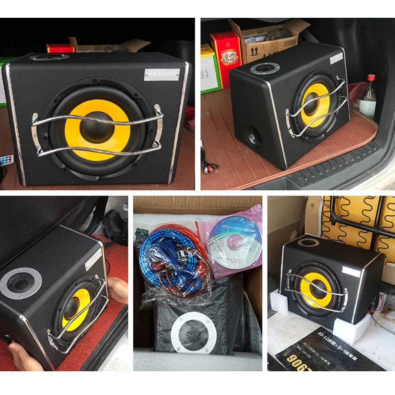Автомобильный сабвуфер 8 дюймов 12 В 120 Вт с Bluetooth|speaker bluetooth speaker|speaker bluetoothcar speakers audio