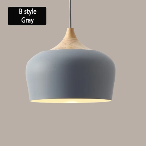 Скандинавская Подвесная лампа E27 для ресторана, подвесные светильники для кафе, бара, макарон, осветительные приборы