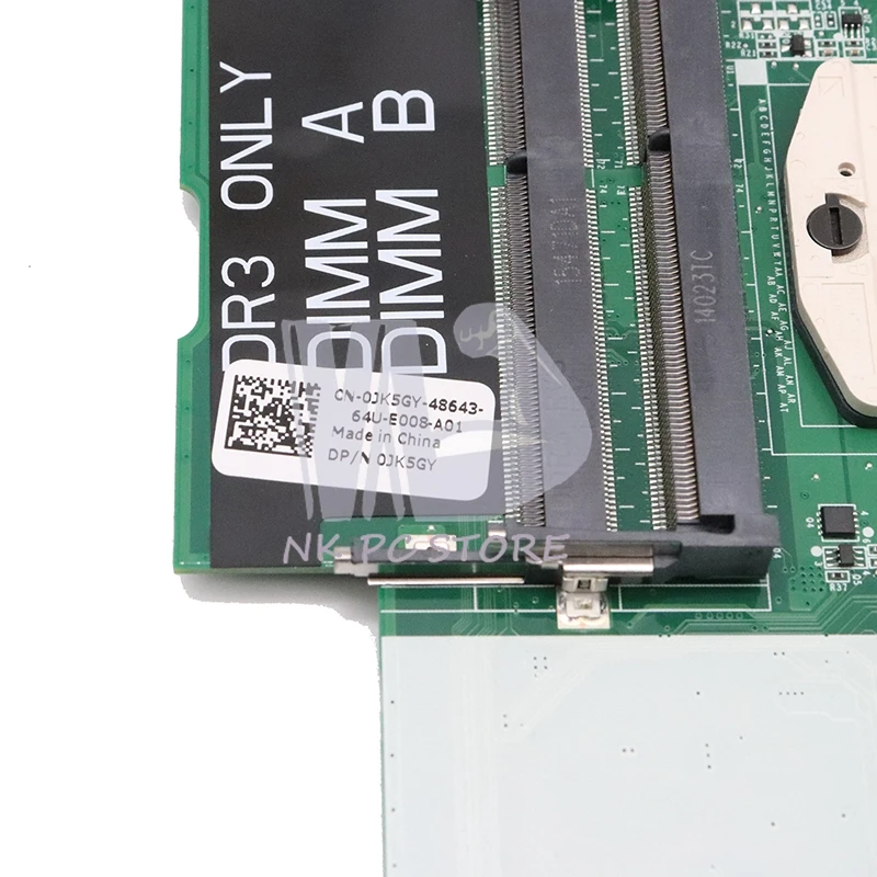 NOKOTION материнская плата для ноутбука Dell Vostro 3460 V3460 основная CN 0JK5GY JK5GY DA0V08MB6D1 HD4000 UMA
