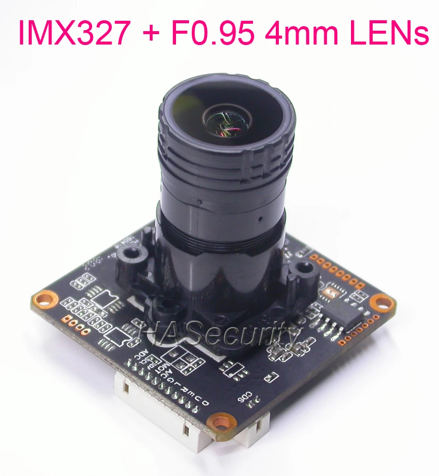 Цветной Объектив ночного видения F0.95 StarLight AHD-H(1080 P) 1/2. " sony STARVIS IMX327 NVP2441 модуль камеры видеонаблюдения печатная плата+ OSD кабель