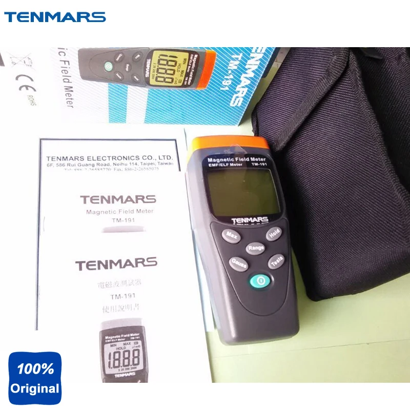 EMF Electromagnetic Magnetic Field Meter Tester Electromagnetic Radiation Detectors TM191
