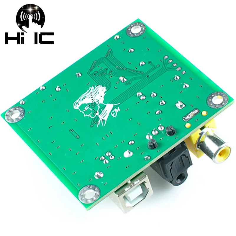Цифровой интерфейсный Hi-Fi ЦАП CM6631A 24Bit 192K звуковая карта USB к коаксиальному выходу