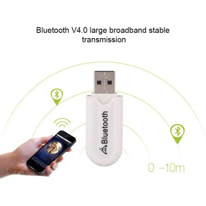 Мини USB 3 5 мм Беспроводной адаптер Bluetooth 4 0 аудио стерео приемник для ПК ноутбука