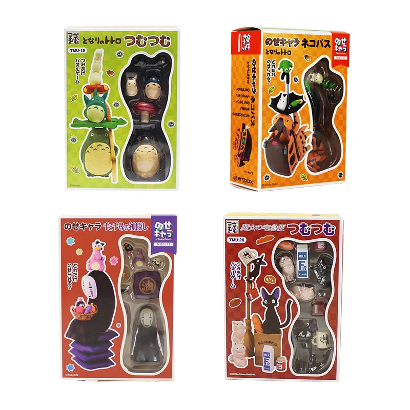 Фигурка Мой сосед Тоторо игрушка Chibi котобус фея с рисунком Безликий из Джиджи
