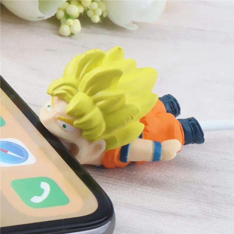 Милый Стич мультфильм Dragon Ball защита для кабеля &quotукусный&quot кабель передачи