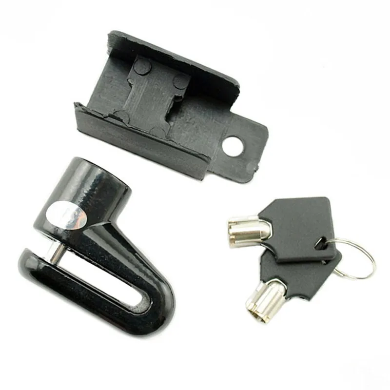 black Anti Theft диск тормозной ротор защитный замок для скутера велосипед мотоцикл 202-0054 - Цвет: black