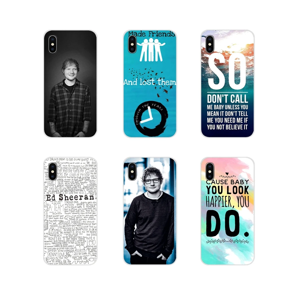Аксессуары чехлы для телефонов Ed Sheeran Samsung Galaxy S3 S4 S5 Mini S6 S7 Edge S8 S9 S10 Lite Plus Note 4 5 8