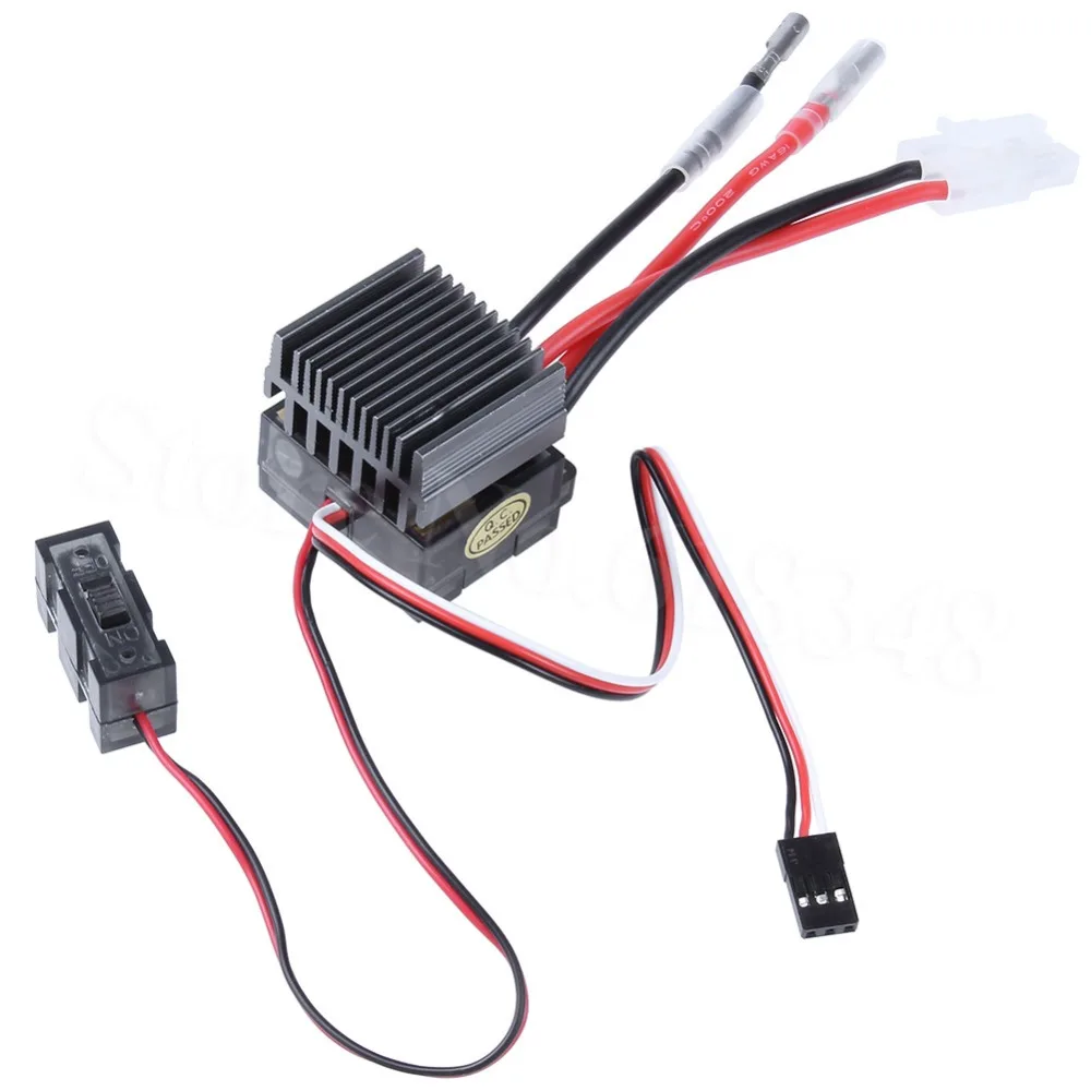 Регулятор скорости с щеткой ESC 320A высокого напряжения задним тормозом RC HSP 1/10 1/8