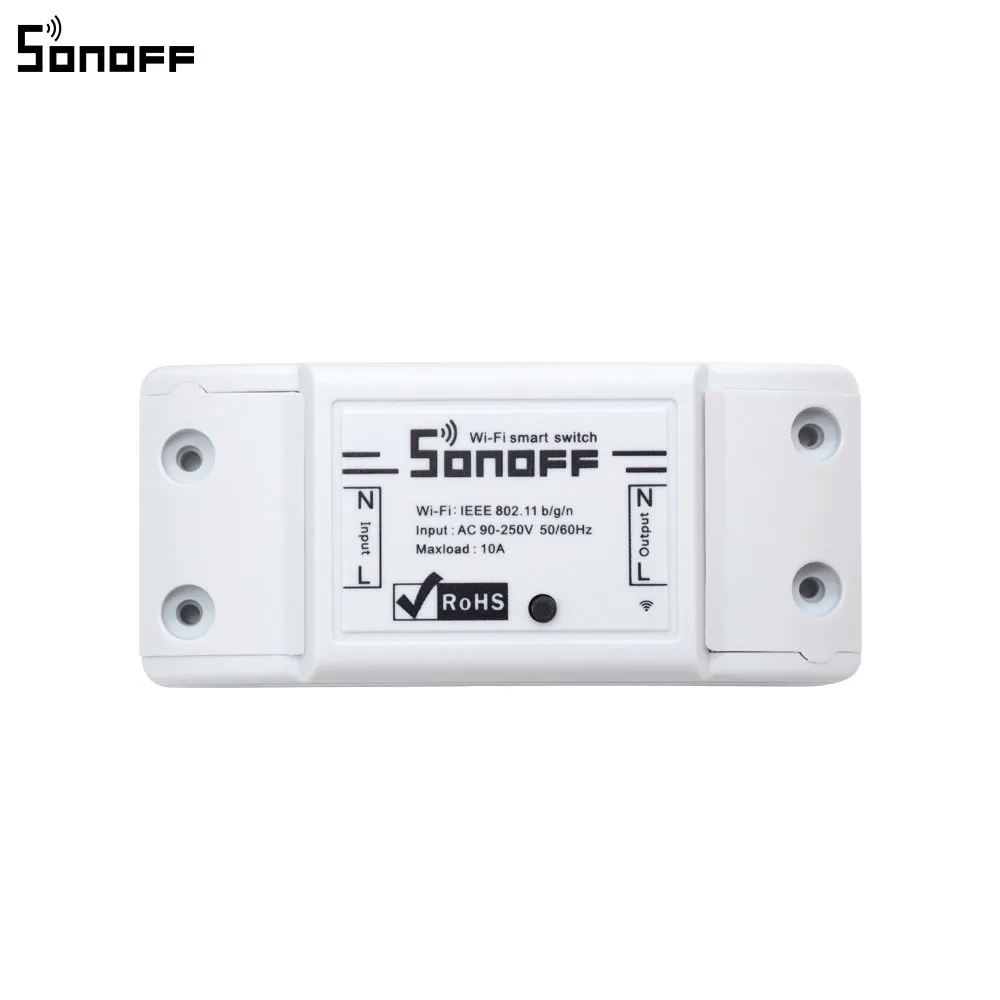 3 шт. Sonoff Basic 10A Wifi Smart Switch дистанционный Беспроводной Выключатель питания умный
