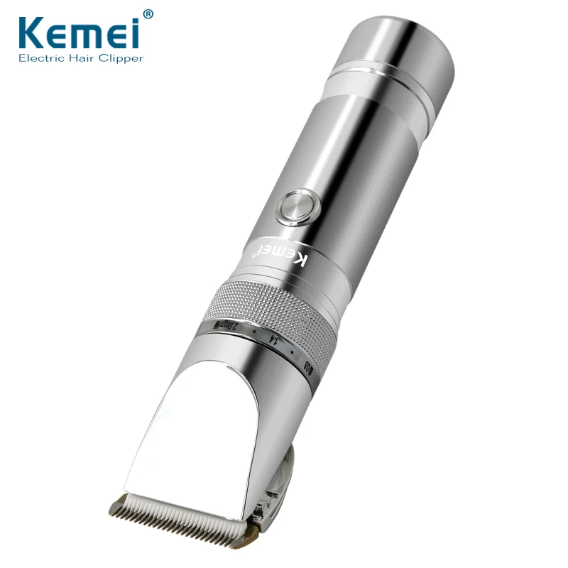 

Dropshipping KM-9801 New Ceramic Cutter Electric Hair Trimmer Clipper Rechargeable Shaver Razor Cordless Adjustable Clipper