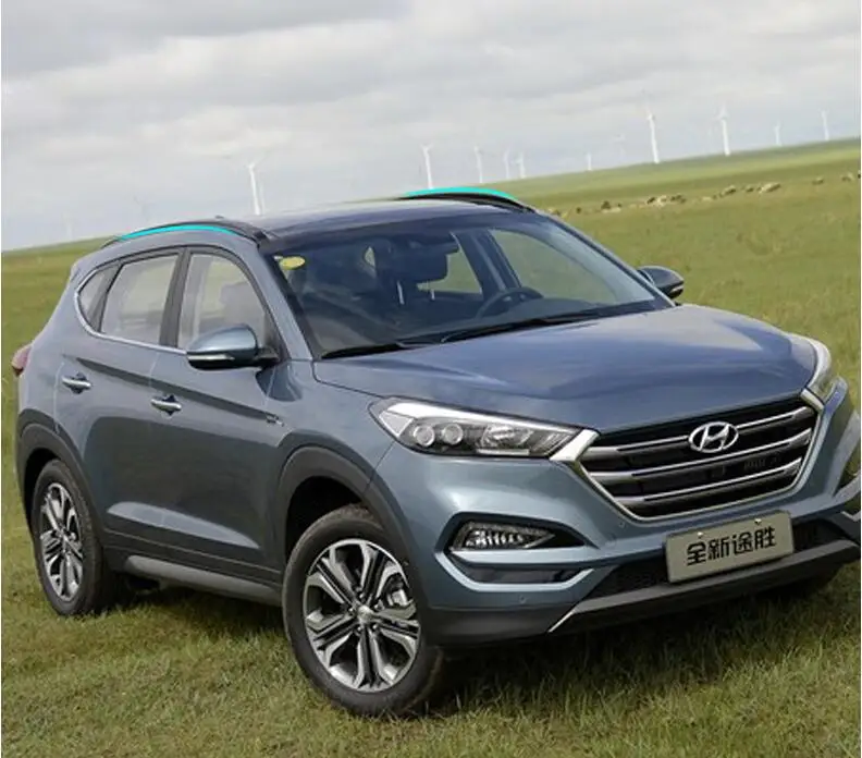 Багажник на крышу автомобиля багажник для багажа Hyundai Tucson 2015 2016 2017 (черный