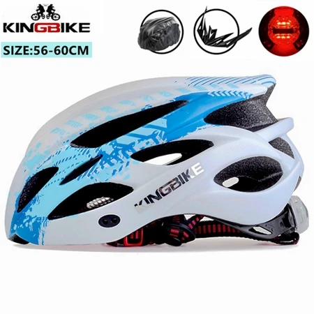 J-675-Blue KINGBIKE велосипедный шлем для женщин и мужчин велосипедный шлем MTB велосипед езда по горной дороге безопасность Спорт на открытом воздухе легкий Casco ciclismo - Цвет: J-675-Blue