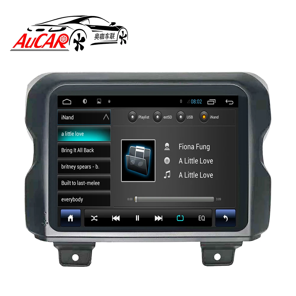 Автомагнитола AuCAR 8 4 дюйма на Android 0 автомобильный DVD плеер для Jeep Wrangler jk 2018