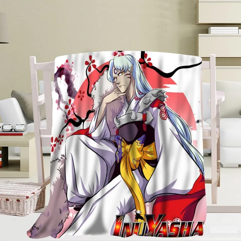 Пользовательские Inuyasha узоры одеяло мягкое украшение спальня 56x80 дюймов 50X60inch