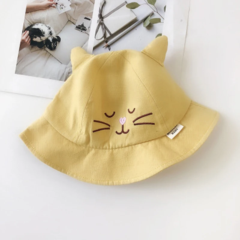 Милая летняя детская шляпа ведро для малышей хлопковая в рыбацком стиле
