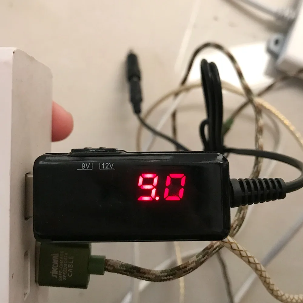 USB повышающий преобразователь постоянного тока от 5 В до 9 в 12 кабель + соединитель