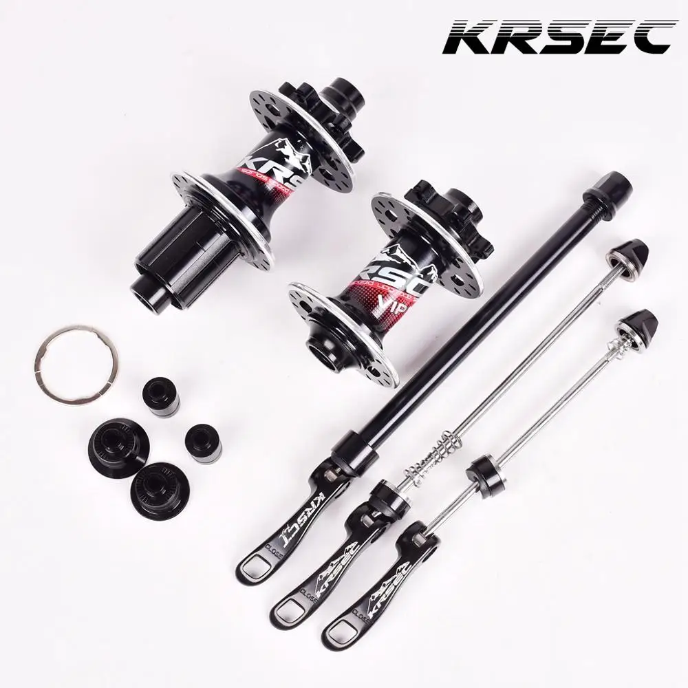 KRSEC 32H MTB велосипедный диск Тормозная ступица 5 подшипников 6 Pawls 72 кликов ступицы QR через ось Quick Release для AM FR горный велосипед