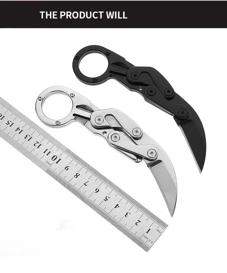 C9cr18 кемпинг открытый складной охотничьи ножи Karambit CS go механический коготь нож тактический портативный мини спасательный резак Surviva