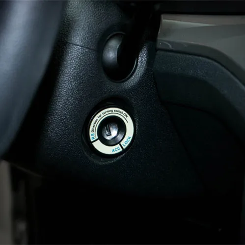 Светящаяся наклейка на зажигание чехол с кольцом для ключей AUDI A4 A6 A8 Q3 Q5 Q7 TT Volkswagen