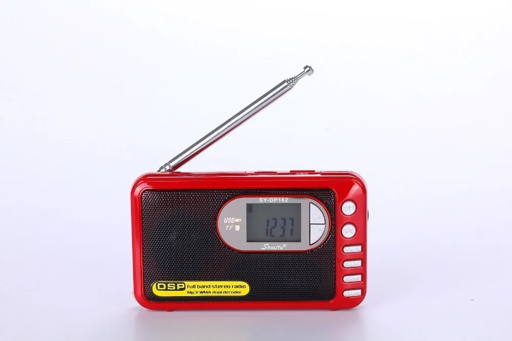 DP-182 Full Band MP3 Player DSP Radio Technology Digital Demodulating Stereo FM AM SW Portable Free Shipping | Электроника