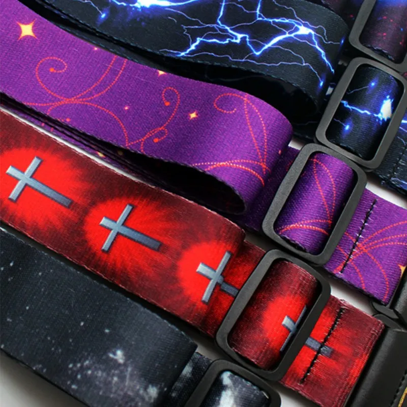 Ремешок для гитары с фольклорным принтом звезды оригинальный саундтрек