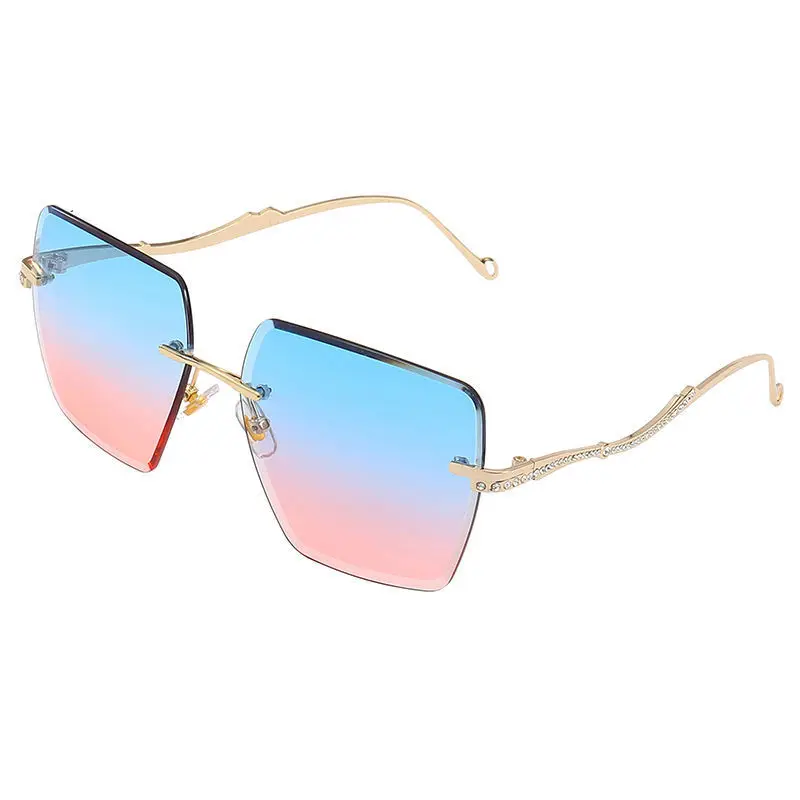 Мода негабаритных солнцезащитные очки Для женщин Квадратные Солнцезащитные