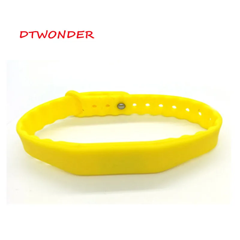 DTWONDER RFID браслет карты ID IC NFC Браслет TK4100 Водонепроницаемый Регулируемый смарт-DT-WB001 - Цвет: 13.56mhz